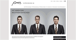 Desktop Screenshot of pms-schoenenberger.com